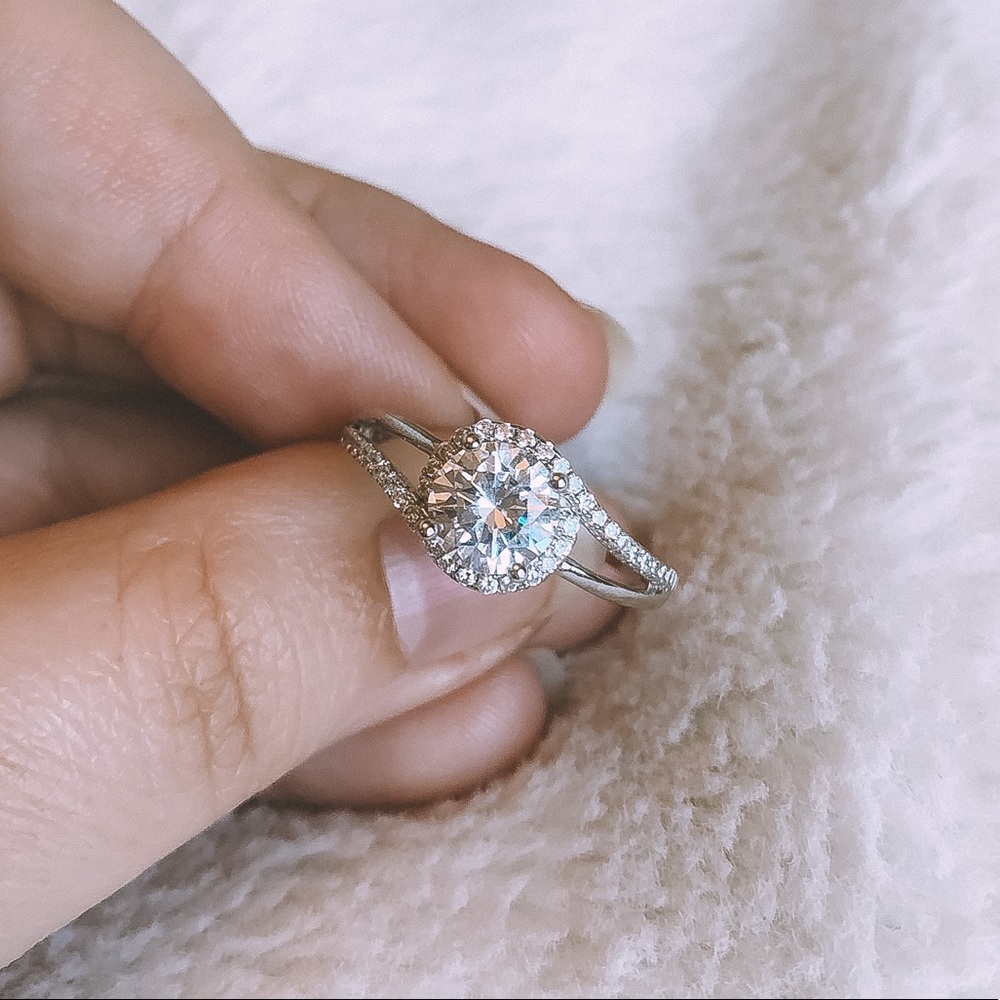 Double Banded Stone Ring